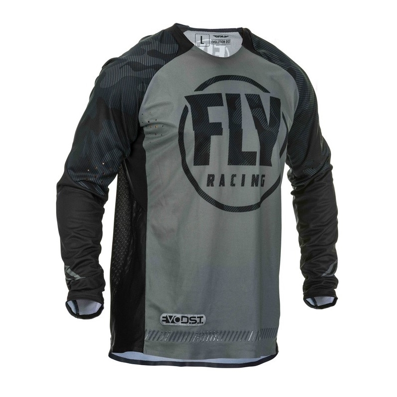 Motocrossowa koszulka FLY Racing Evolution czarno-szara