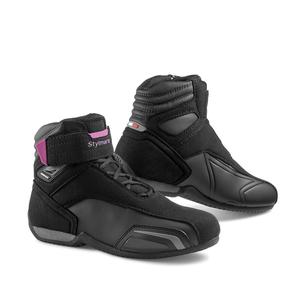 Damskie buty motocyklowe Stylmartin Vector WP czarno-różowe