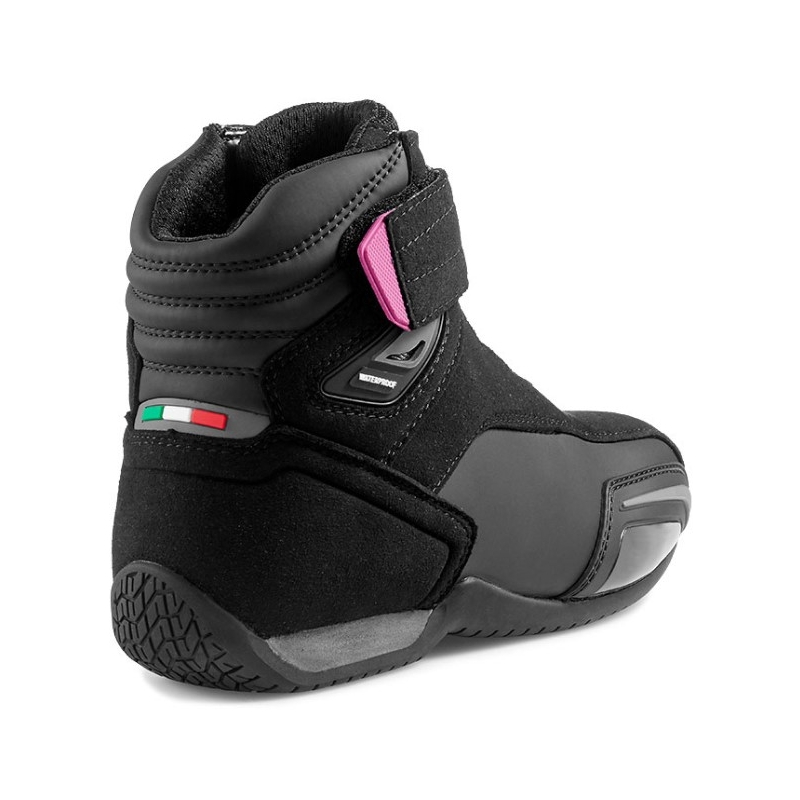Damskie buty motocyklowe Stylmartin Vector WP czarno-różowe
