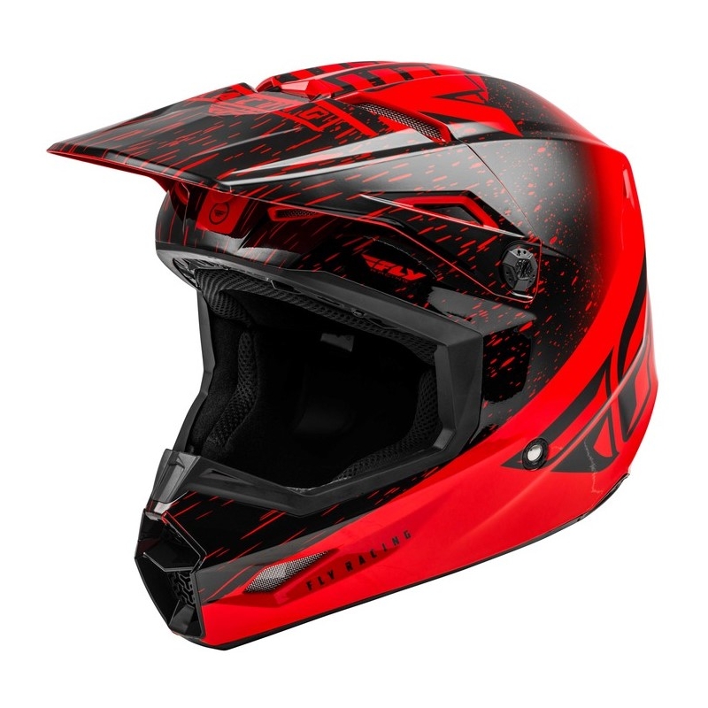 Motocrossowy kask FLY Racing Kinetic K120 czerwono-czarny