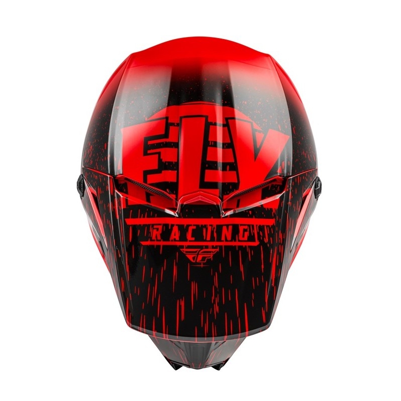 Motocrossowy kask FLY Racing Kinetic K120 czerwono-czarny