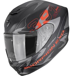 Kask motocyklowy integralny Scorpion EXO-391 Key matowy czarno-srebrno-czerwony