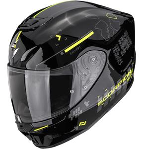 Kask motocyklowy integralny Scorpion EXO-391 Iron czarno-fluo-żółty