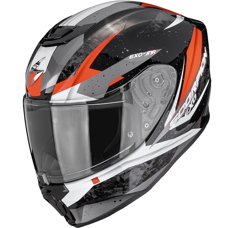 Kask motocyklowy dziecięcy Scorpion EXO-JNR Air Tako czarno-czerwony
