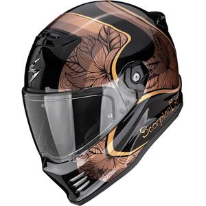 Kask motocyklowy integralny Scorpion Covert FX Ameria czarno-złoty