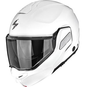 Kask motocyklowy typu flip-up Scorpion EXO-TECH II Solid biały