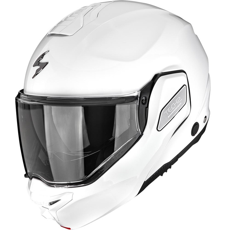 Kask motocyklowy typu flip-up Scorpion EXO-TECH II Solid biały