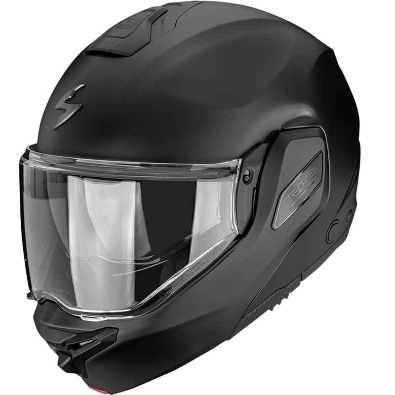 Kask motocyklowy typu flip-up Scorpion EXO-TECH II Solid matowo czarny