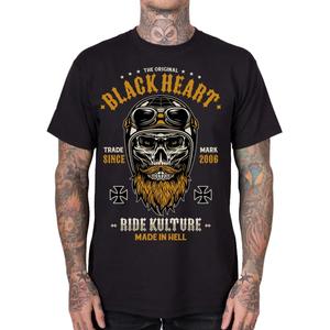 Koszulka Black Heart Whiskery w kolorze czarnym