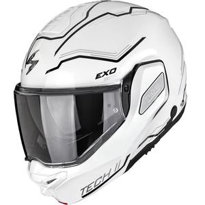 Kask motocyklowy typu flip-up Scorpion EXO-TECH II Dash biało-srebrno-czarny