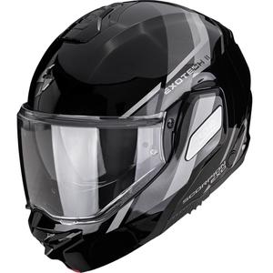 Kask motocyklowy typu flip-up Scorpion EXO-TECH II Markus czarno-srebrny