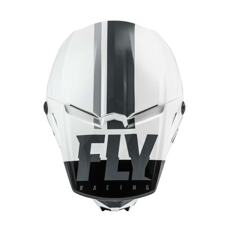 Motocrossowy kask FLY Racing Kinetic K120 biało-czarno-szary