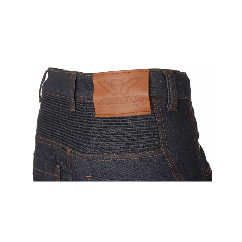 Damskie jeansy motocyklowe Ayrton Date niebieskie