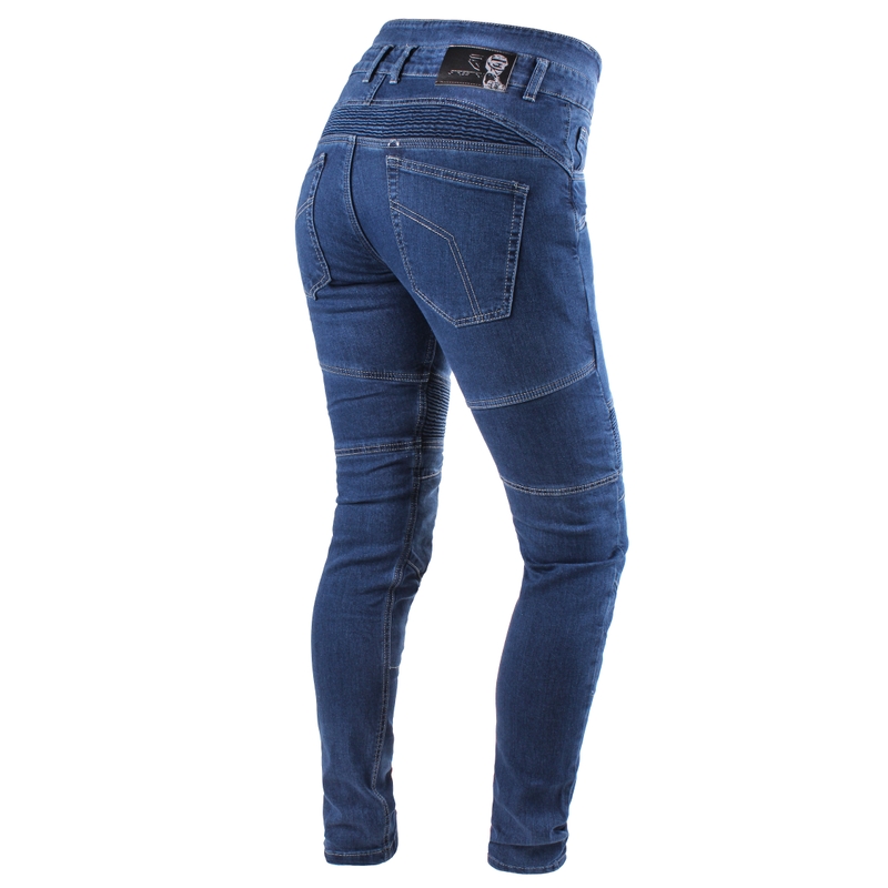 Damskie jeansy motocyklowe Street Racer Basic niebieskie wyprzedaż