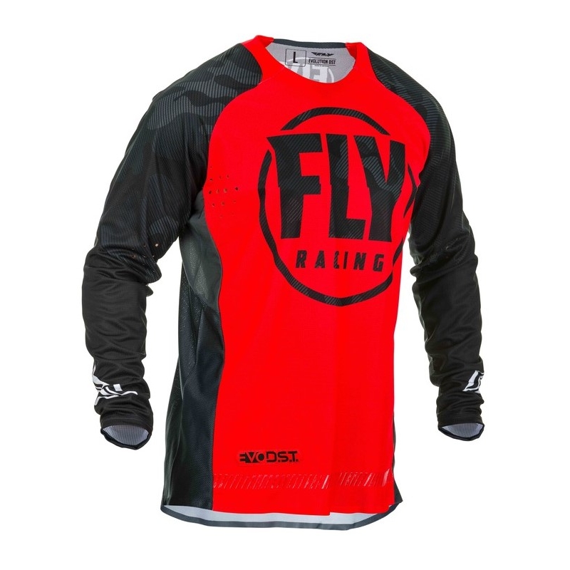 Motocrossowa koszulka FLY Racing Evolution czerwono-czarny