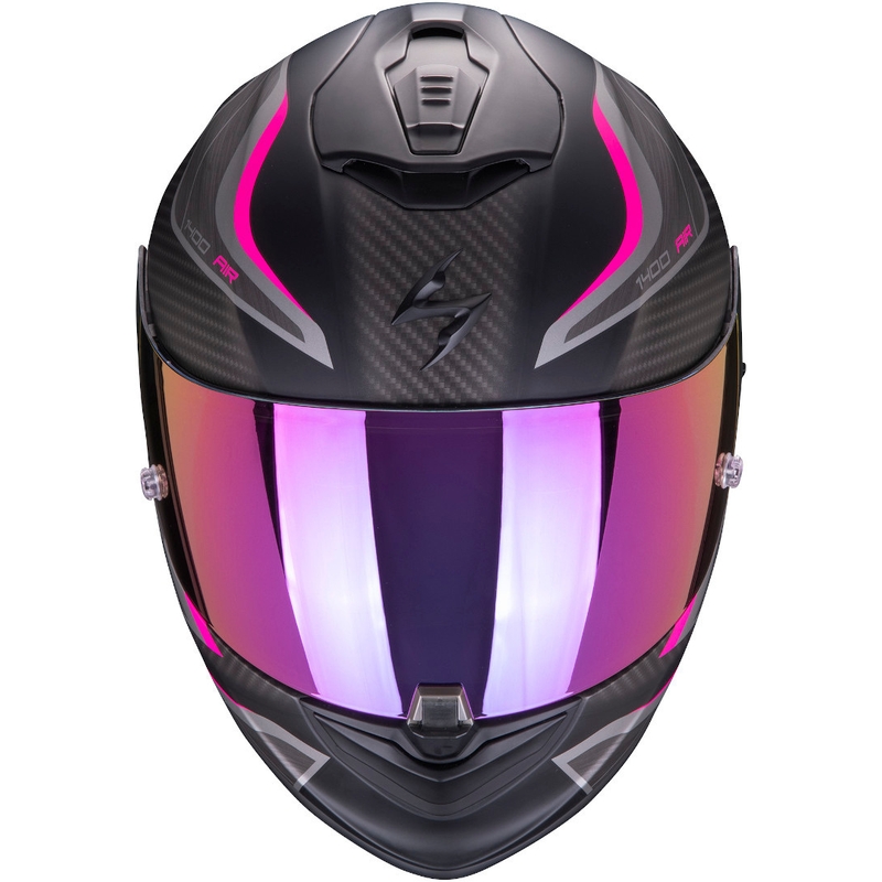 Integralny kask motocyklowy Scorpion EXO-1400 Air Attune czarno-różowy wyprzedaż