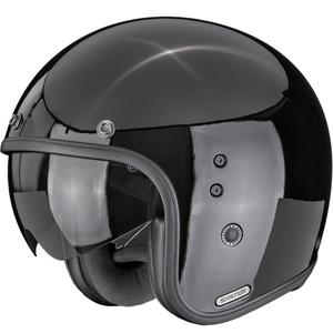 Kask motocyklowy otwarty Scorpion Belfast II Solid, czarny