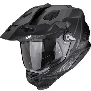Kask enduro Scorpion ADF-9000 Air Summit matowy czarno-srebrny