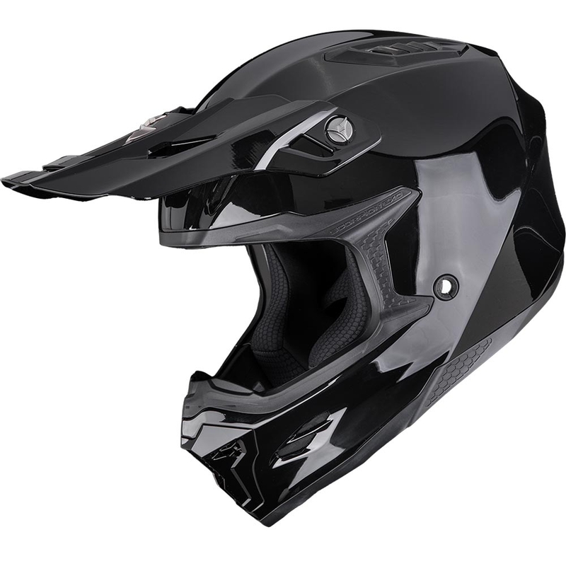 Kask motocrossowy Scorpion SMX-10 Solid czarny