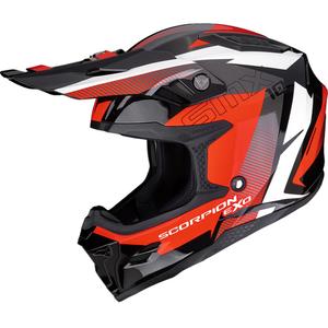 Kask motocrossowy Scorpion SMX-10 Speed czarno-biało-czerwony