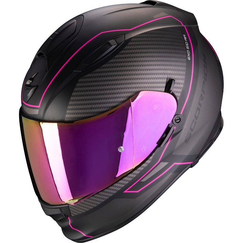 Integralny kask motocyklowy Scorpion EXO-510 Air Frame czarno-różowy