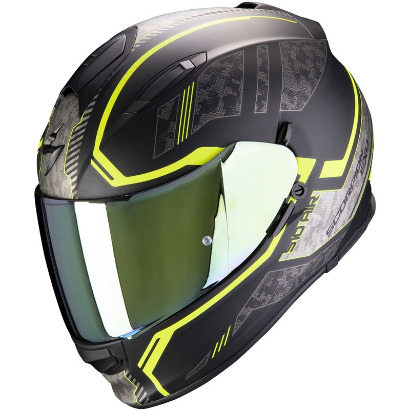Integralny kask motocyklowy Scorpion EXO-510 Air Occulta czarno-fluo żółty
