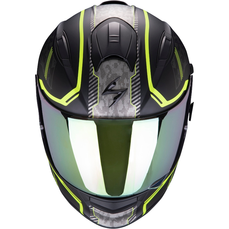 Integralny kask motocyklowy Scorpion EXO-510 Air Occulta czarno-fluo żółty