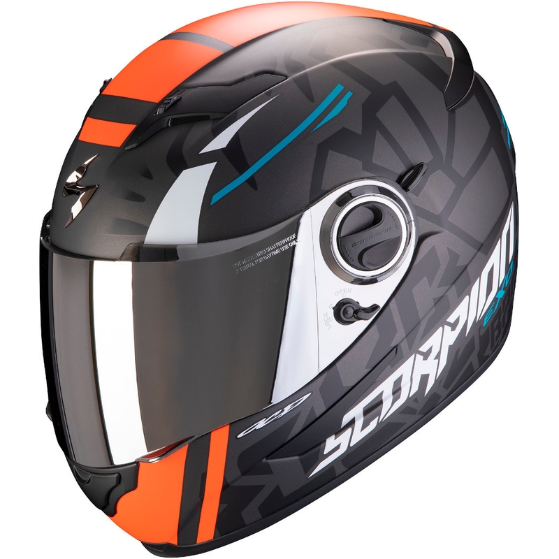Integralny kask motocyklowy Scorpion EXO-490 Rok Replica II Bagoros czarno-pomarańczowy wyprzedaż