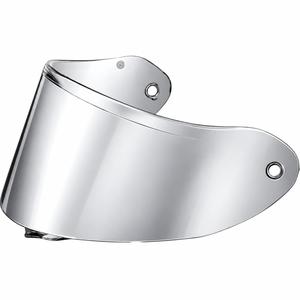 Wizjer do kasku motocyklowego ZED K40 z przygotowaniem pod folię FogCity, lustrzany srebrny