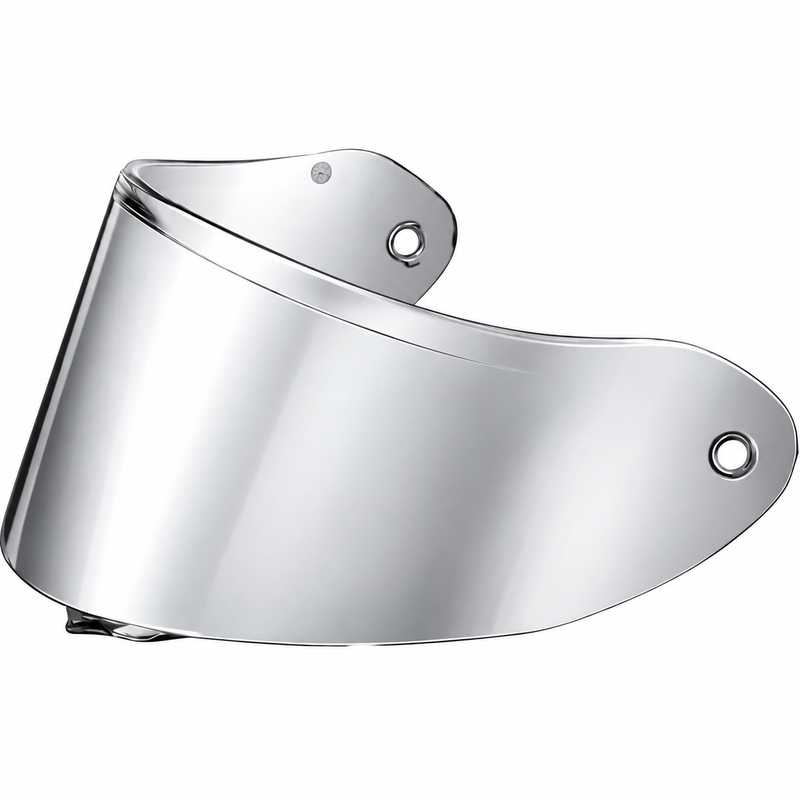 Wizjer do kasku motocyklowego ZED K40 z przygotowaniem pod folię FogCity, lustrzany srebrny
