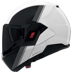 Kask motocyklowy typu flip-up Nolan N120-1 Verniciatura Speciale 356 połysk perłowo-czarno-szary