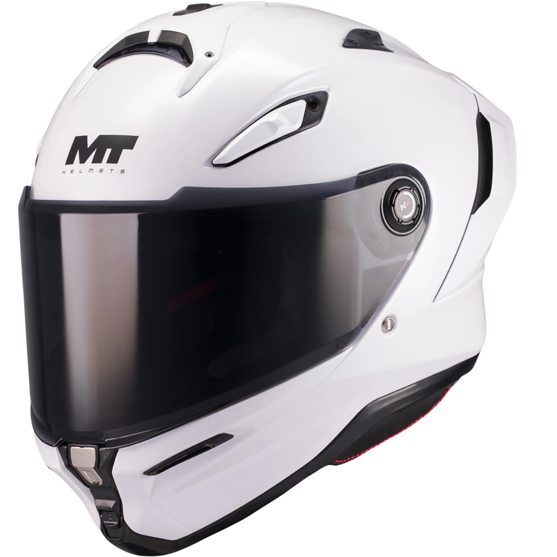 Kask motocyklowy integralny MT KRE 2 Pure A0 biały