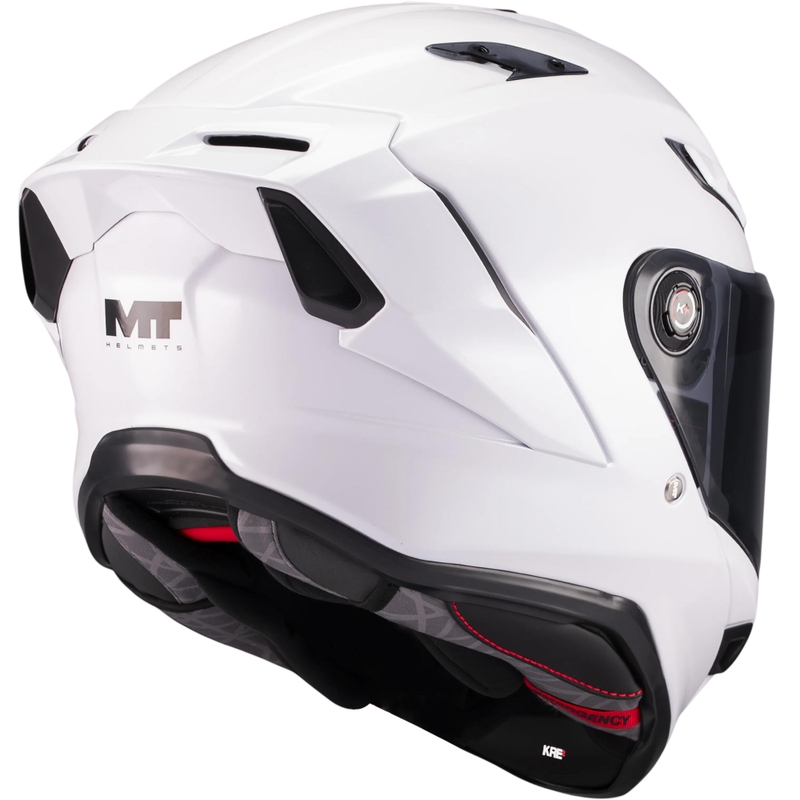 Kask motocyklowy integralny MT KRE 2 Pure A0 biały