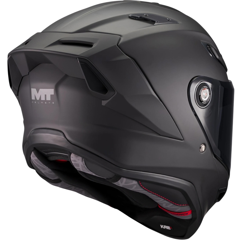 Kask motocyklowy integralny MT KRE 2 Pure A1 matowy czarny