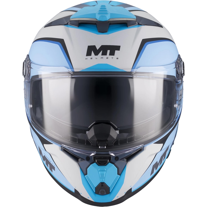 Kask motocyklowy integralny MT Thunder 4 R SV Wind Tunnel C7 matowy niebiesko-szary