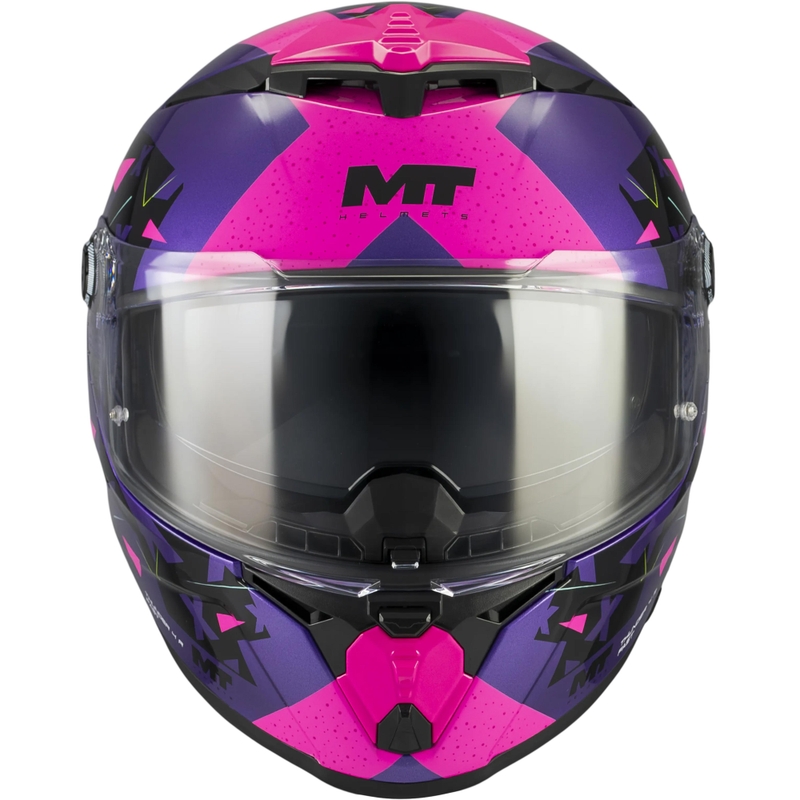 Kask motocyklowy integralny MT Thunder 4 R SV Fast C8 fioletowo-różowo-czarny