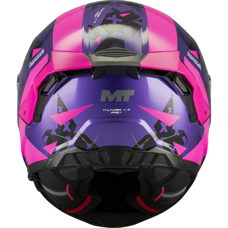 Kask motocyklowy integralny MT Thunder 4 R SV Fast C8 fioletowo-różowo-czarny