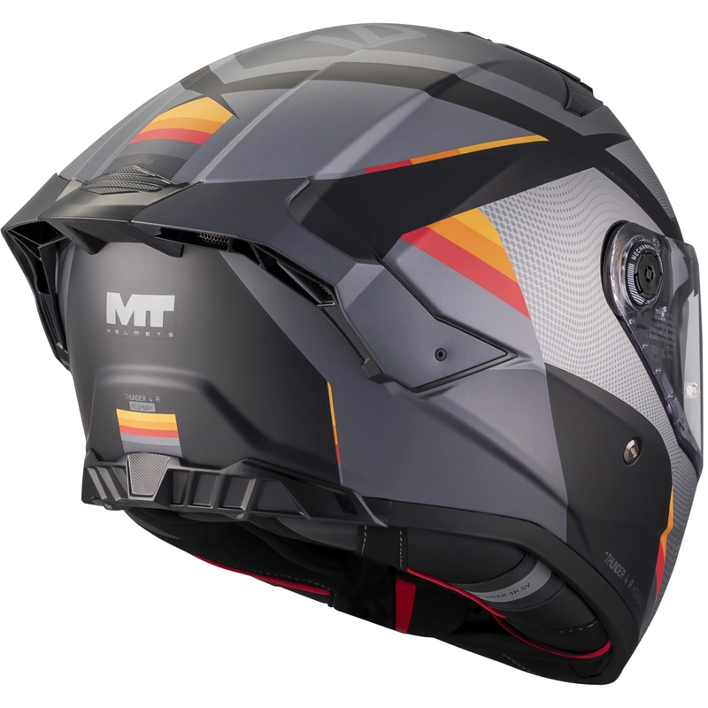 Kask motocyklowy integralny MT Thunder 4 R SV Highway B5 matowy szaro-czarny