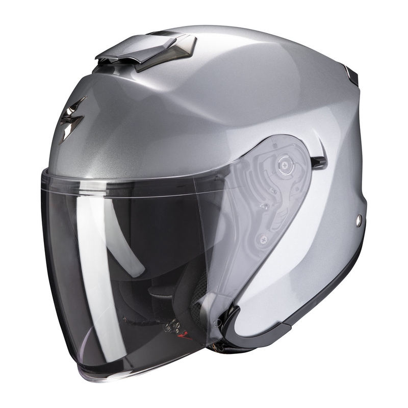 Otwarty kask motocyklowy Scorpion EXO-S1 Solid srebrny
