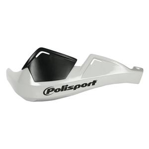 Handguard POLISPORT EVOLUTION INTEGRAL 8305100026 with mounting kit (?22 mm) white