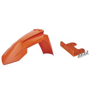 Front fender POLISPORT 90734 with adaptor orange KTM 16