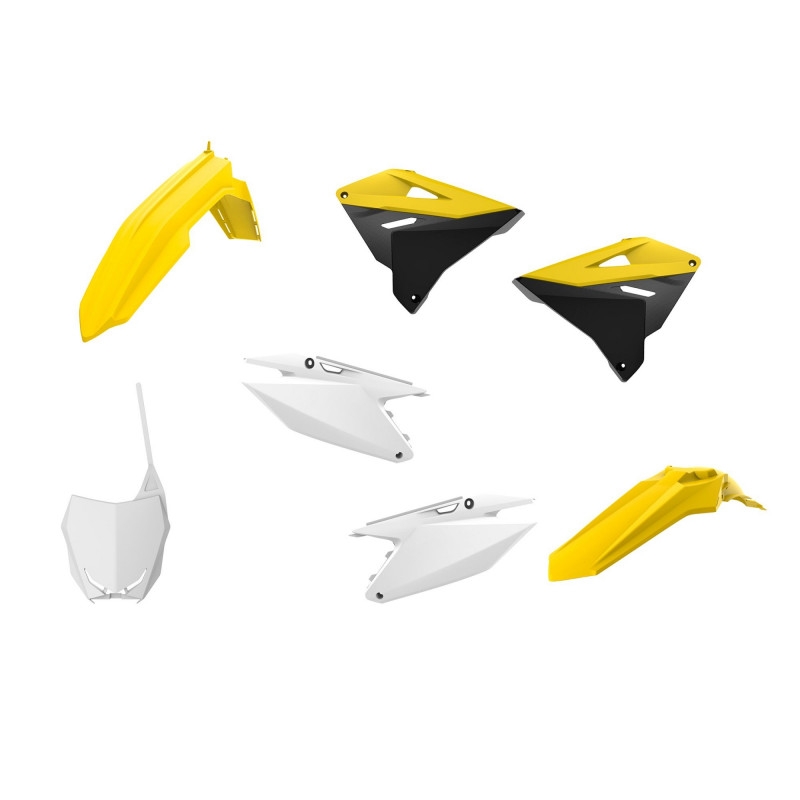 Plastic body kit POLISPORT OEM Color for SUZUKI RM 125 2001-2008, SUZUKI RM 250 2001-2008