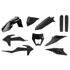 Plastic body kit POLISPORT 91017 black