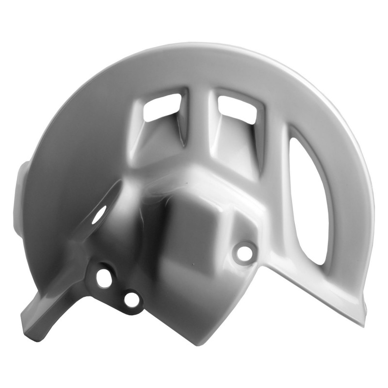 Front disc guard POLISPORT white