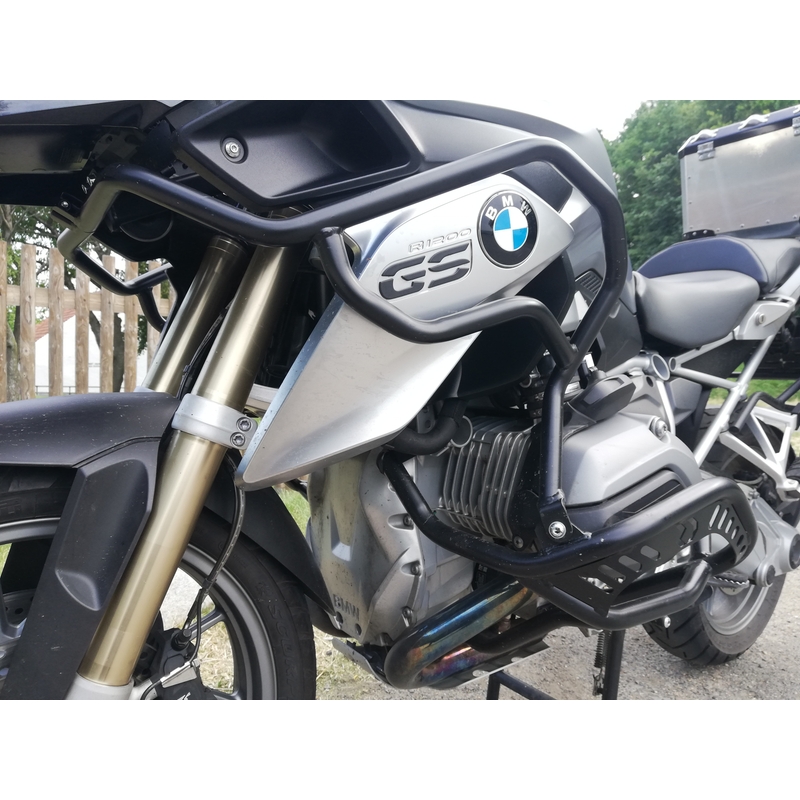Engine guards RDMOTO matt black upper + lower for BMW R 1200 GS 2013-2019