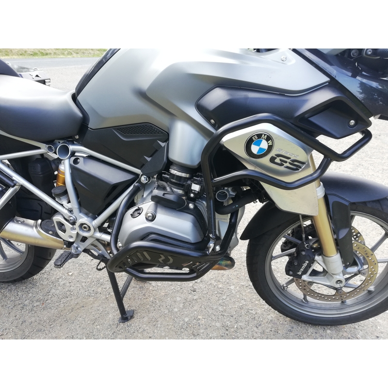 Engine guards RDMOTO matt black upper + lower for BMW R 1200 GS 2013-2019