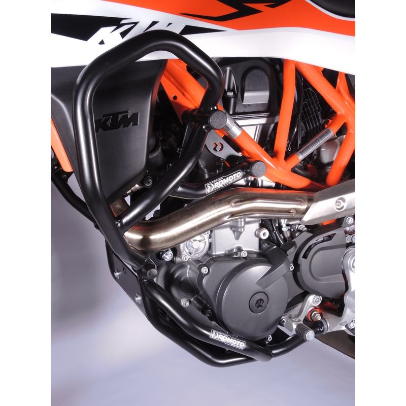 Engine guards RDMOTO matt black upper + lower