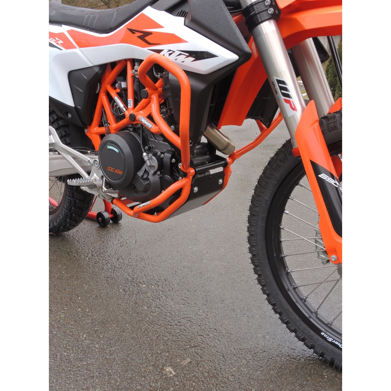 Engine guards RDMOTO orange upper + lower