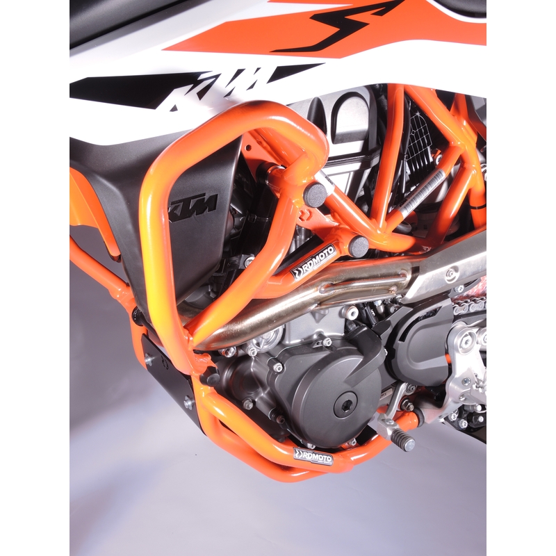 Engine guards RDMOTO orange upper + lower