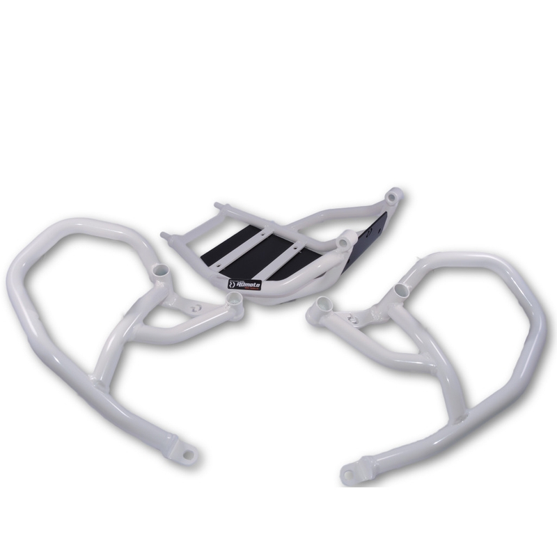 Engine guards RDMOTO white upper + lower